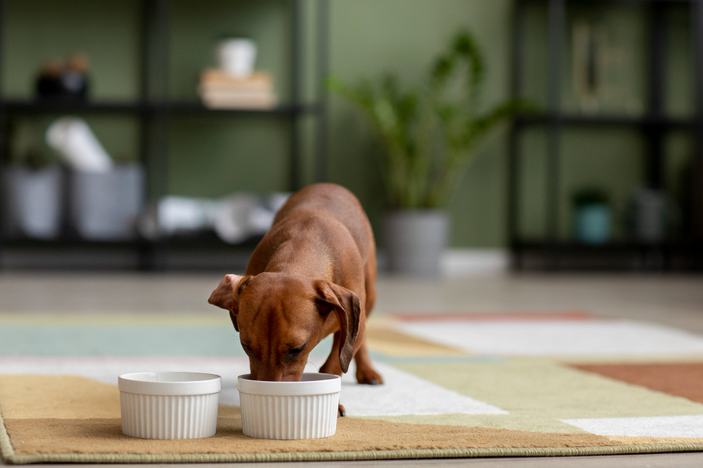 Adicionando variedades à alimentação dos pets de forma segura 2 cachorro comendo